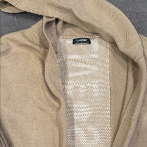 CHICME Tan Women's Cardigan Sweater